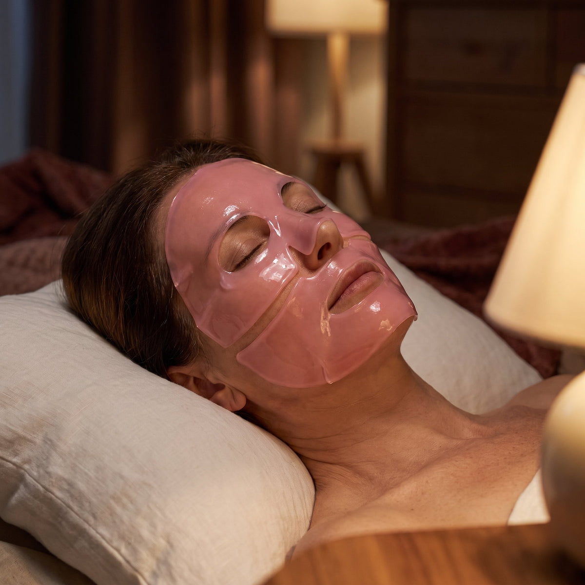 Skin loses firmness while you sleep.